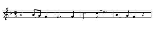 Shawneetown - staff notation