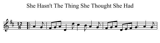 She Hasn't The Thing She Thought She Had - staff notation