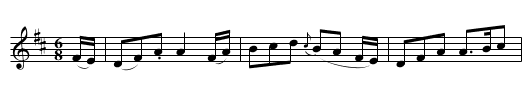 She Is Far from the Land - staff notation
