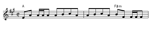 Shearing the Sheep - staff notation