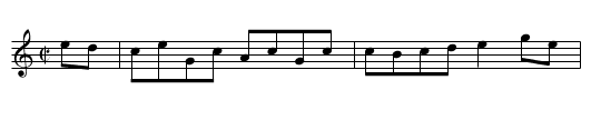 Sheffield Hornpipe. Le4.256 - staff notation