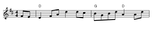 Sheffield Hornpipe - staff notation
