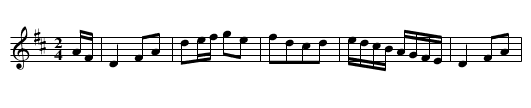 Shenandoah - staff notation