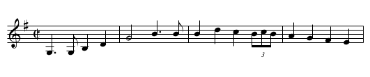Shenaniquh's Hornpipe - staff notation
