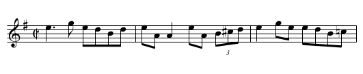Shepherd's Daughter, The - staff notation