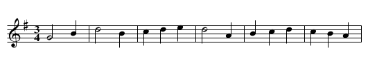 Shepherd's Delight - staff notation