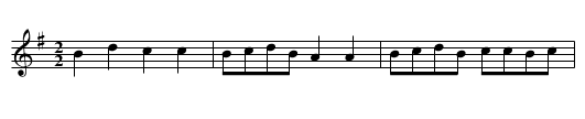 Shepherd’s Hey [1] - staff notation