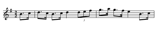 Shepherds Hey - Field Town - staff notation