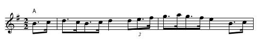 Shepherds Hey - Field Town - staff notation