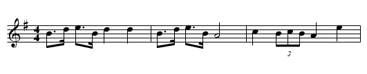 SHEPHERD'S HEY - staff notation