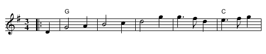 Shepherd's Wife, The - staff notation