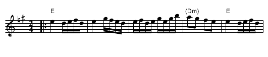 Sher (Dave Tarras' extra parts to Sher 1) - staff notation