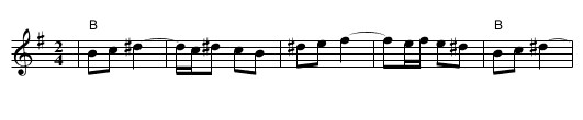 Sher - staff notation