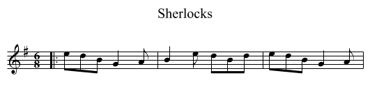 Sherlocks - staff notation