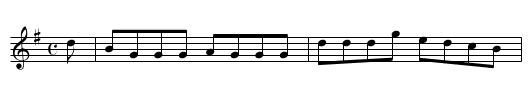Sherriff Muir [3] - staff notation