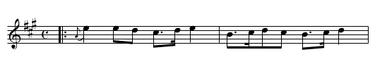 SHERRIFF MUIR - staff notation