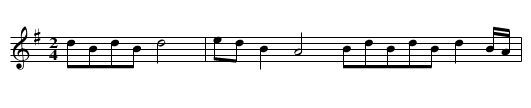 Sheshe duidui qingfengnian - staff notation