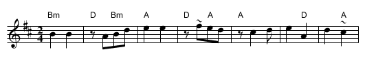 Shibolim - staff notation