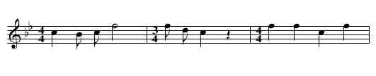 Shier yue jie qi - staff notation