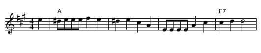 Shiftin' Bobbins - staff notation