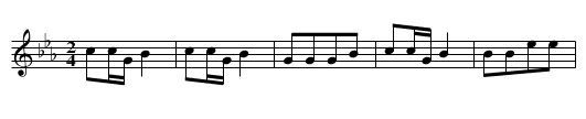 Shihenxin - staff notation