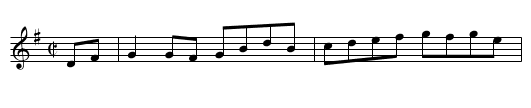 Shippool Castle Hornpipe - staff notation