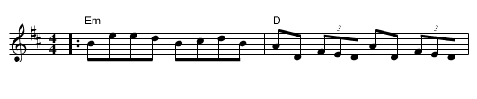 Ships are Sailing - staff notation
