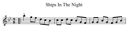 Ships In The Night - staff notation