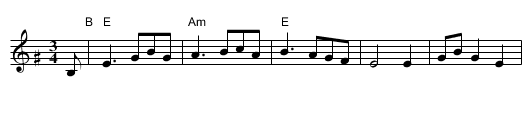 Shiroh Hora - staff notation