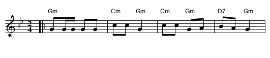 Shmelke's Nigun - staff notation