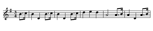 Shoe the Donkey [1] - staff notation
