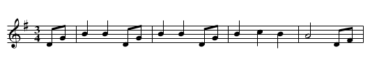 Shoe the Donkey - staff notation