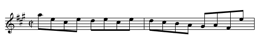 Shooters Reel. Dal.023 - staff notation
