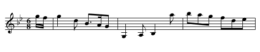Short and Sweet: Or, Orlabear's Maggot - staff notation