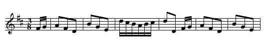 Short Troop JBut.171, A - staff notation