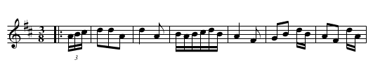 Short Troop. JBut.762, A - staff notation