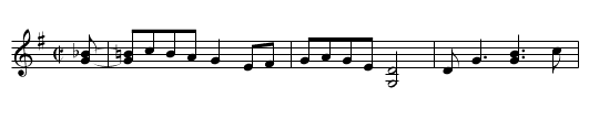 Shove that Pig's Foot a Little Farther in the Fire - staff notation