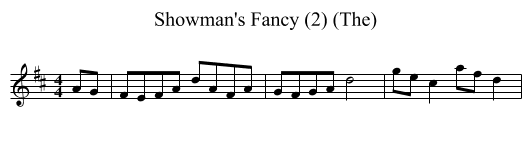 Showman's Fancy (2) (The) - staff notation