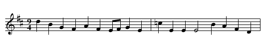Shuffle and Cutt. JJo2.142 - staff notation