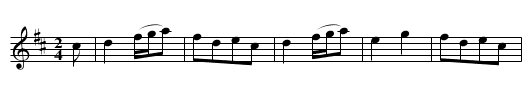 Shuter’s Humour - staff notation