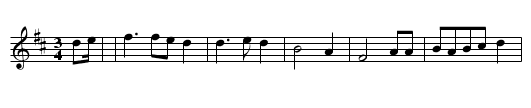 Si' Beag, Si' Mo'r - staff notation