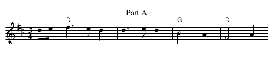 Si Bheag Si Mhor - staff notation