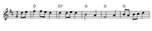 Si Bheag Si Mhor - staff notation