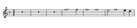 Si j'ay perdu mon amy - staff notation