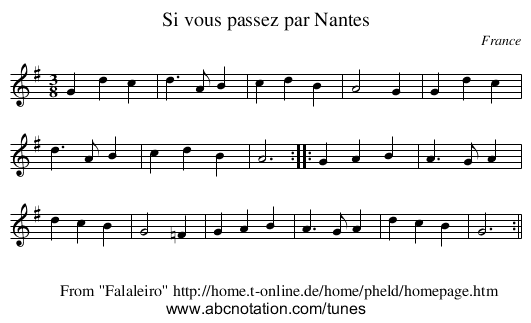Si vous passez par Nantes - staff notation