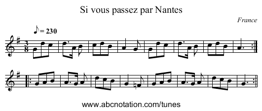 Si vous passez par Nantes - staff notation