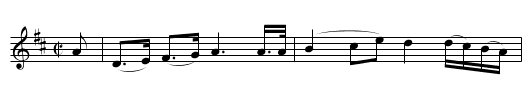 Sibéil Ni Bhriain - staff notation