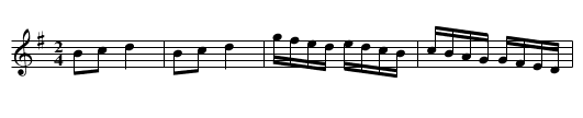 Sibylle [2], La - staff notation