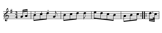 Sich a Gitting up Stairs. WHG.052 - staff notation
