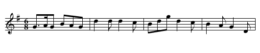 Sicilian Dance [1] - staff notation